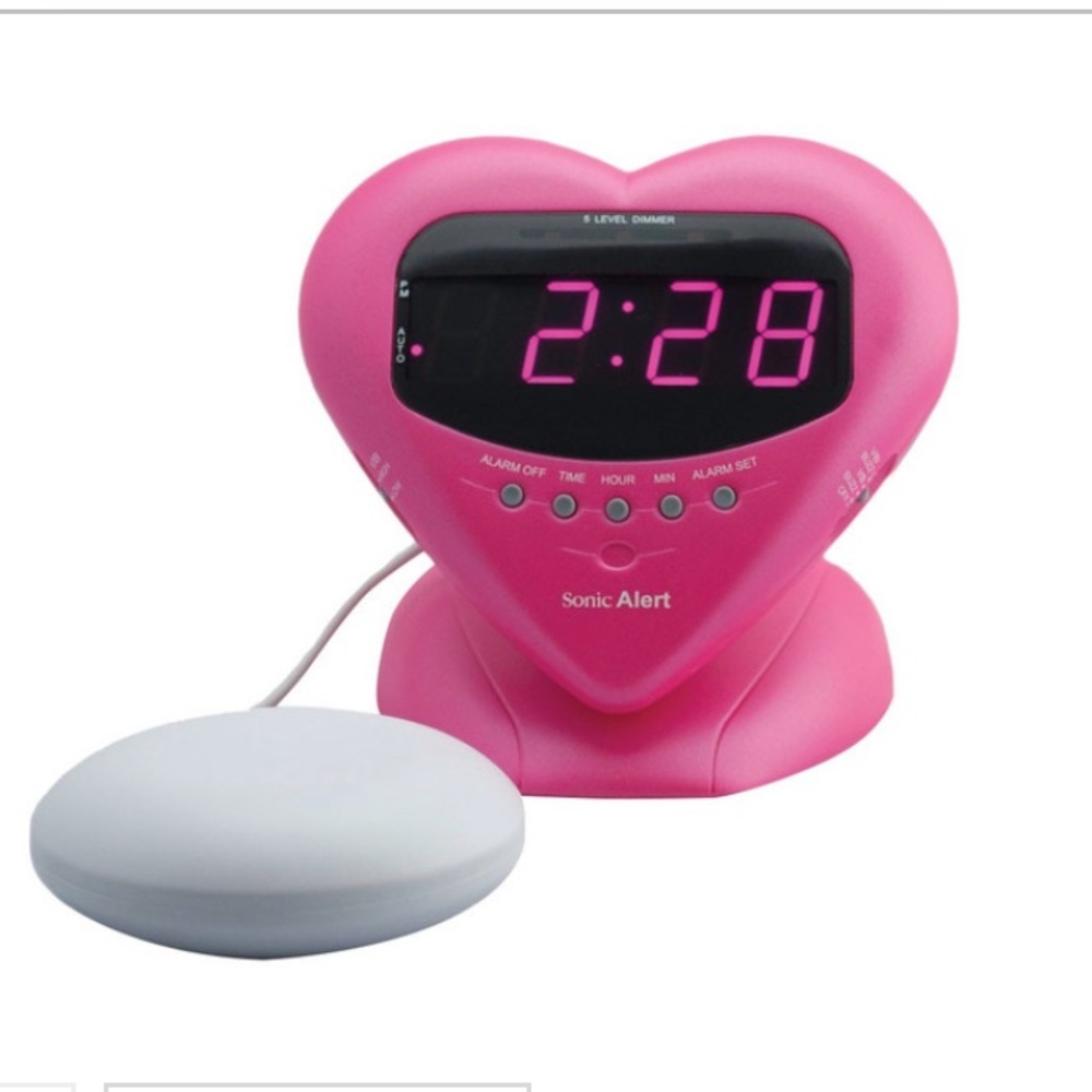 Sonic Alert Sweetheart Vibrating Alarm Clock